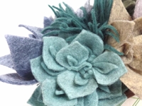 youtube Splitcoaststampers Felt Succulents